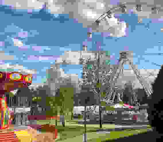 Уличный фонарь парковый CITY-LUX Н-4.0м, 100Вт, 5000К, Ш